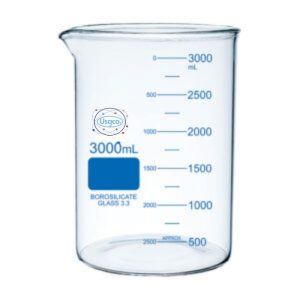Beaker, Low Form, With Spout, 3000mL