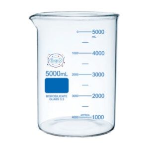 Beaker, Low Form, With Spout, 5000mL