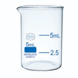 Beaker, Low Form, With Spout, 5mL