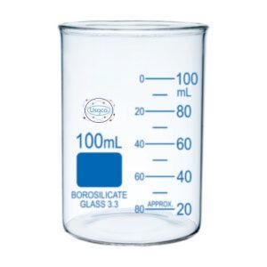 Beaker, Low Form, Without Spout, 100mL