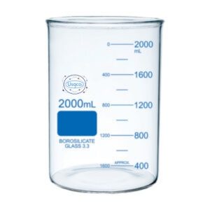 Beaker, Low Form, Without Spout, 2000mL