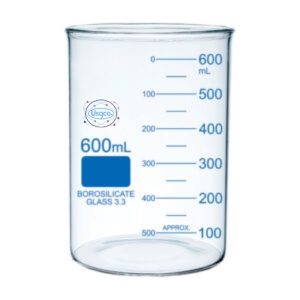 Beaker, Low Form, Without Spout, 600mL