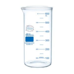Beaker, Tall Form, With Spout, 600mL